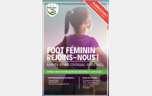⚽ Foot Féminin : Rejoins l'aventure au SRCF !