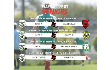 Agenda du week end