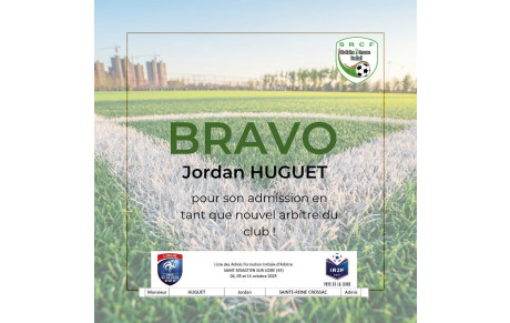 Nouvel arbitre au club 👌